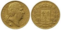 20 franków 1817/Q, Perpignan, złota 6.42 g, Fr. 