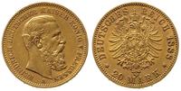 20 marek 1888/A, Berlin, złoto 7.94 g, Jaeger 24