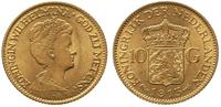 10 guldenów 1913, Utrecht, złoto 6.73 g, ładne, 