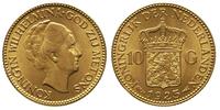 10 guldenów 1925, Utrecht, złoto 6.71 g, Fr. 351