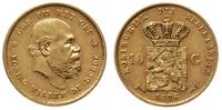 10 guldenów 1876, Utrecht, złoto 6.70 g, Fr. 342