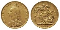 1 funt 1892, Londyn, złoto 7.96 g, Fr. 392