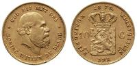 10 guldenów 1875, Utrecht, złoto 6.69 g, niewiel