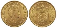 10 guldenów 1913, Utrecht, złoto 6.72 g, ładne