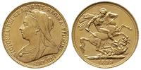 1 funt 1899, Londyn, złoto 7.98 g