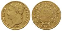 20 franków 1811/A, Paryż, złoto 6.38 g
