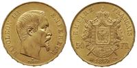 50 franków 1855/BB, Strasburg, złoto 16.12 g, wy