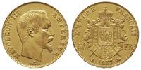 50 franków 1857 / A, Paryż, złoto 16.14 g