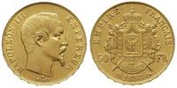 50 franków 1858/BB, Strasburg, złoto 16.11 g, wy