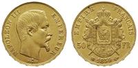 50 franków 1859/BB, Strasburg, złoto 16.12 g