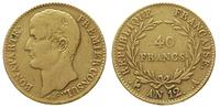 40 franków AN 12/A (1804), Paryż, złoto 12.75 g,