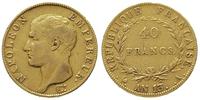 40 franków AN 13/A (1805), Paryż, złoto 12.83 g,