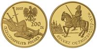 200 złotych 2007, Rycerz Ciężkozbrojny XV w, zło