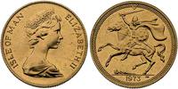 funt 1973, Wiking, złoto "916", 8.08 g