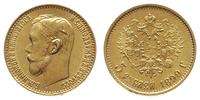 5 rubli 1899, Petersburg, złoto 4.29 g