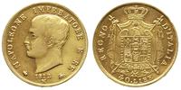 40 lirów 1812/M, Mediolan, złoto 12.84 g