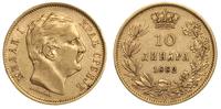 10 dinarów 1882, złoto 3.19 g