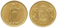 10 koron 1907, złoto 3.38 g