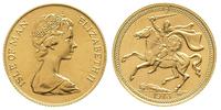 1 funt 1973, Elżbieta II, złoto 8.07 g, bardzo ł