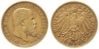 10 marek 1896/F, Stuttgart, złoto 3.95 g, J. 295