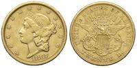 20 dolarów 1867/S, San Francisco, złoto 33.35 g