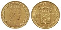 10 guldenów 1912, Utrecht, złoto 6.72 g, bardzo 