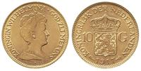 10 guldenów 1917, Utrecht, złoto 6.72 g, bardzo 