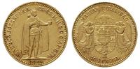 10 koron 1904 / KB, Kremnica, złoto 3.38 g