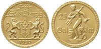 25 guldenów 1930, złoto 7.97 g, wyśmienicie zach