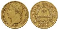 20 franków 1813 / A, Paryż, złoto 6.40 g