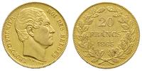 20 franków 1865, złoto 6.43 g, Fr. 411