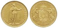 10 koron 1911/KB, Kremnica, złoto 3.37 g