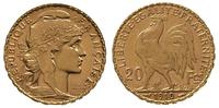 20 franków 1910, Paryż, złoto 6.45 g