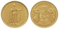 10 koron 1907 / KB, Kremnica, złoto 3.38 g