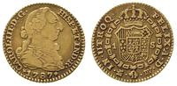 1 escudo 1787 / M-DV, Madryt, złoto 3.35 g, niew