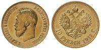 10 rubli 1911, Petersburg, złoto 8.58 g