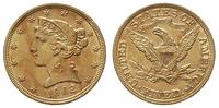 5 dolarów 1902, Filadelfia, złoto 8.35 g