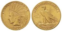 10 dolarów 1909/S, San Francisco, złoto 16.69 g