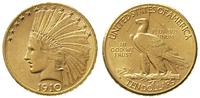 10 dolarów 1910/D, Denver, złoto 16.71 g, ryski 