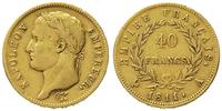 40 franków 1811/A, Paryż, złoto 12.83 g