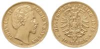 10 marek 1875/D, Monachium, złoto 3.94 g, Jaeger