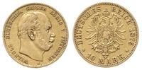 10 marek 1875/A, Berlin, złoto 3.93 g, Jaeger 24