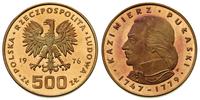 500 złotych 1976, Kazimierz Pułaski, złoto 29.91