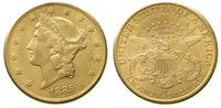 20 dolarów 1885/S, San Francisco, złoto 33.41 g