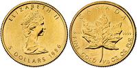 5 dolarów 1986, złoto "999.9", 3.12 g