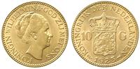 10 guldenów 1925, Utrecht, złoto 6.73 g