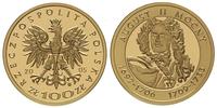 100 złotych 2005, August II Mocny, złoto 8.04 g,