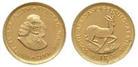 1 rand 1968, złoto 4.03 g, piękne lustro mennicz