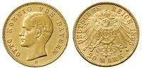 20 marek 1895, Monachium, złoto 7.96 g, Jaeger 2