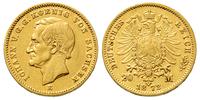 20 marek 1872, Drezno, złoto 7.90 g, Jaeger 258